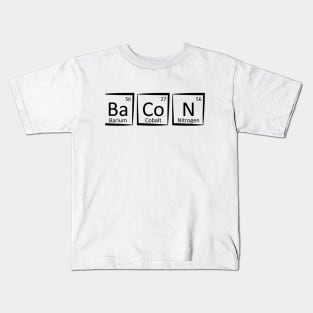 Bacon Periodic Table Kids T-Shirt